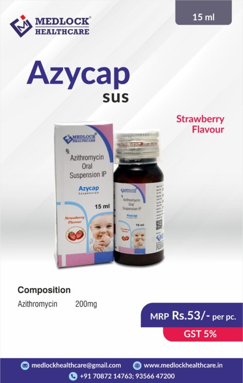 AZYCAP | AZITHROMYCIN 200 MG SYRUP