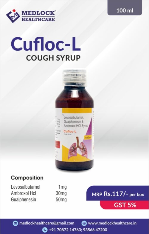 LEVOSALBUTAMOL 1 MG, AMBROXOL 30 MG, GUAIPHENESIN 50 MG SYRUP