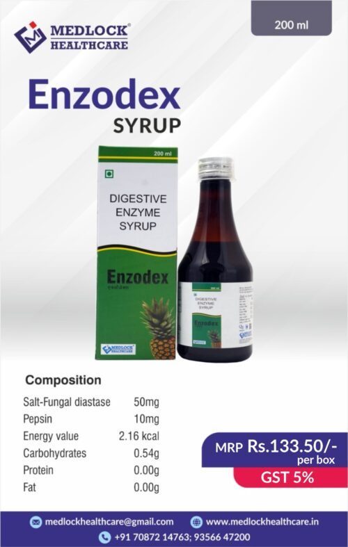 ENZODEX SYRUP | FUNGAL DIASTASE AND PEPSIN SYRUP