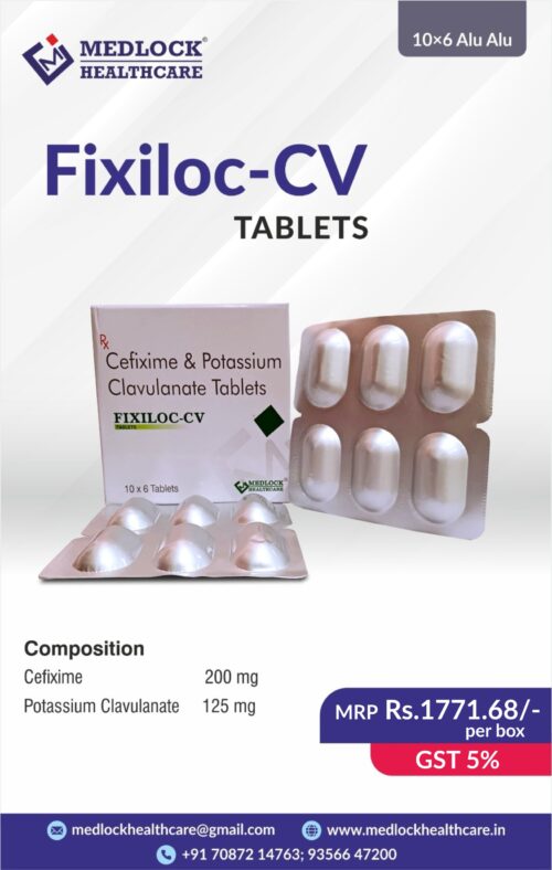 FIXILOC-CV | Cefixime & Potassium Clavulanate Tablet