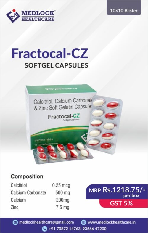 FRACTOCAL-CZ |  CALCITRIOL, CALCIUM CARBONATE, ZINC SOFT GEL CAPSULE