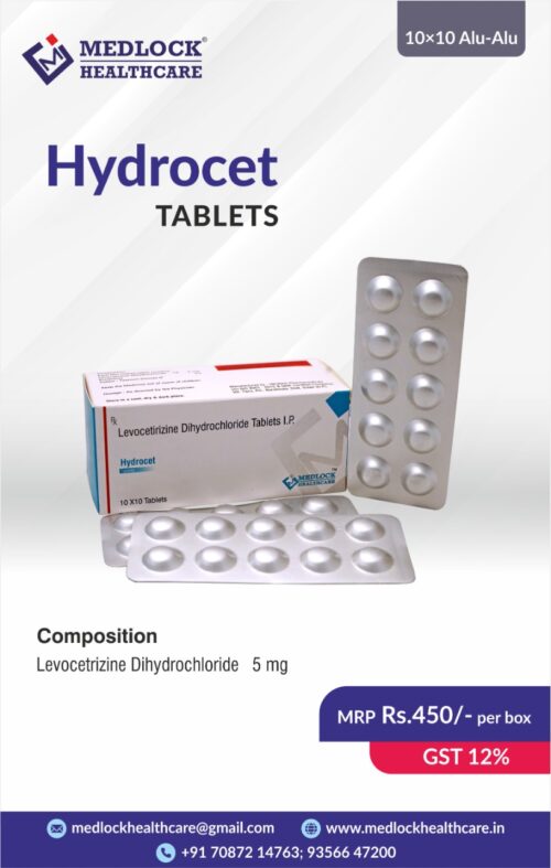 LEVOCETIRIZINE DIHYDROCHLORIDE 5MG TABLET