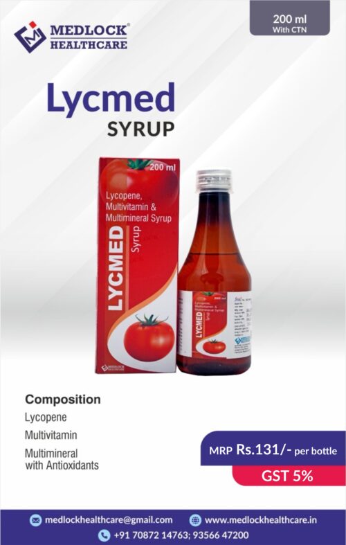 LYCMED |  LYCOPENE MULTIVITAMIN AND MINERALS WITH ANTIOXIDANT SYRUP