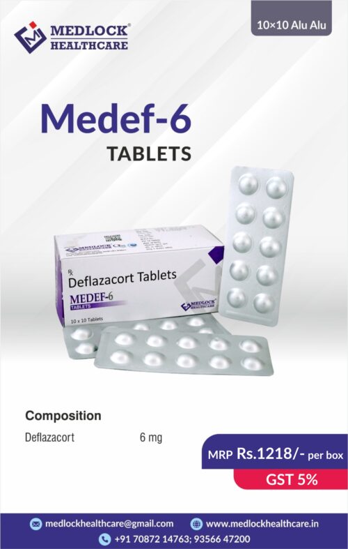 MEDEF-6 | DEFLAZACORT 6 MG TABLET