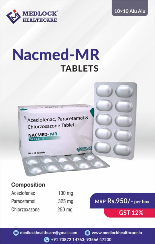 ACECLOFENAC PARACETAMOL CHLOROZOXAZONE TABLET