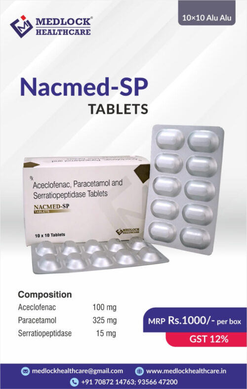 ACECLOFENAC PARACETAMOL SERRATIOPEPTIDASE TABLET