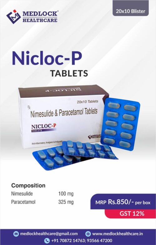 NIMESULIDE 100MG+ PARACETAMOL 325MG TABLET