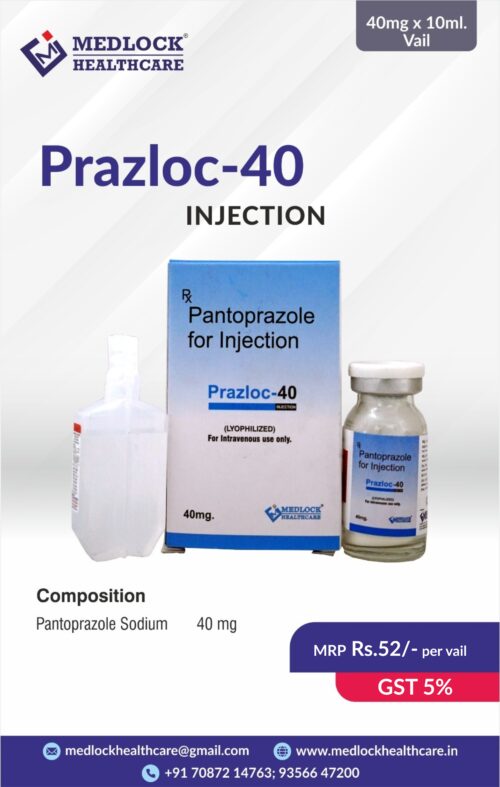 PRAZLOC-40 | ANTOPRAZOLE SODIUM 40MG INJECTION