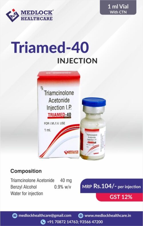 TRIAMCINOLONE ACETONIDE 40 MG / ML INJECTION