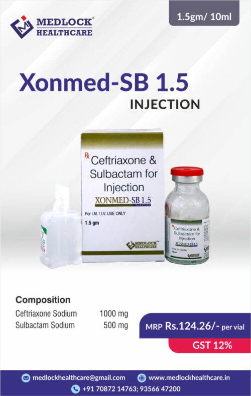 Ceftriaxone and Sulbactam Injection