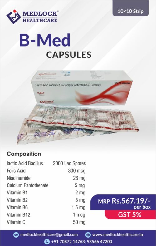 B-MED | Vitamin B-Complex with Lysine Capsule