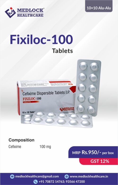 Cefixime 100mg Dispersible Tablet
