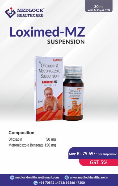 LOXIMED MZ | OFLOXACIN AND METRONIDAZOLE SUSPENSION