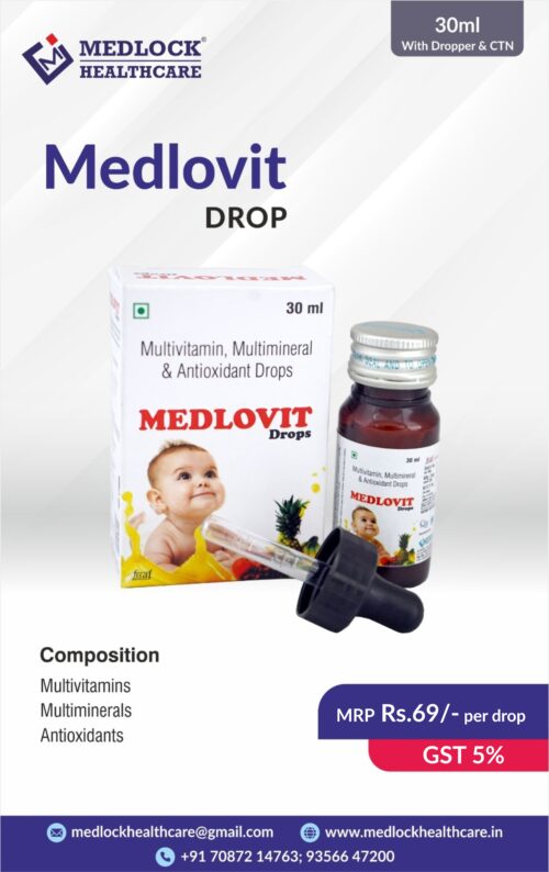 MEDLOVIT | Multivitamin and Minerals With Antioxidant Drop