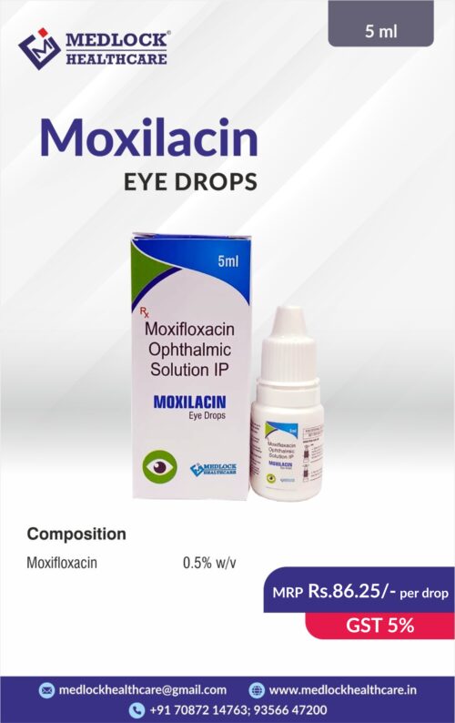 MOXILACIN | Moxifloxacin Eye Drops