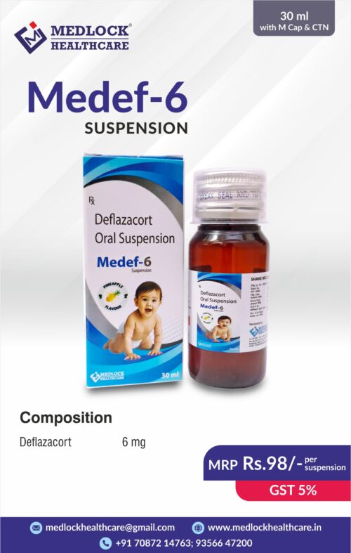 MEDEF-6 SUS | Deflazacort 6mg ORAL SUSPENSION