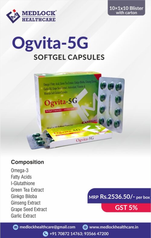 Multivitamins and Antioxidants Softgel Capsules | Ogvita-5G