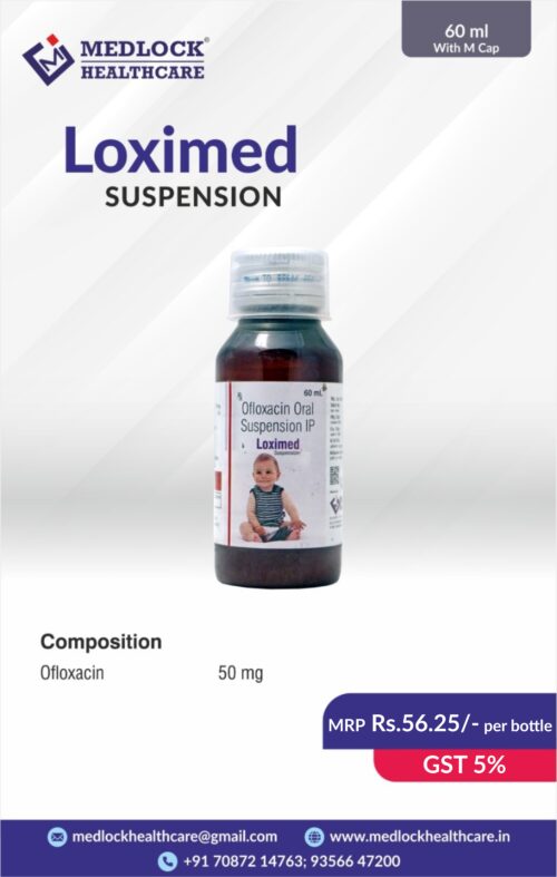 LOXIMED | Ofloxacin 50mg Syrup