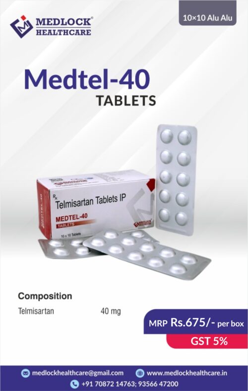 MEDTEL-40 | TELMISARTAN 40MG TABLET