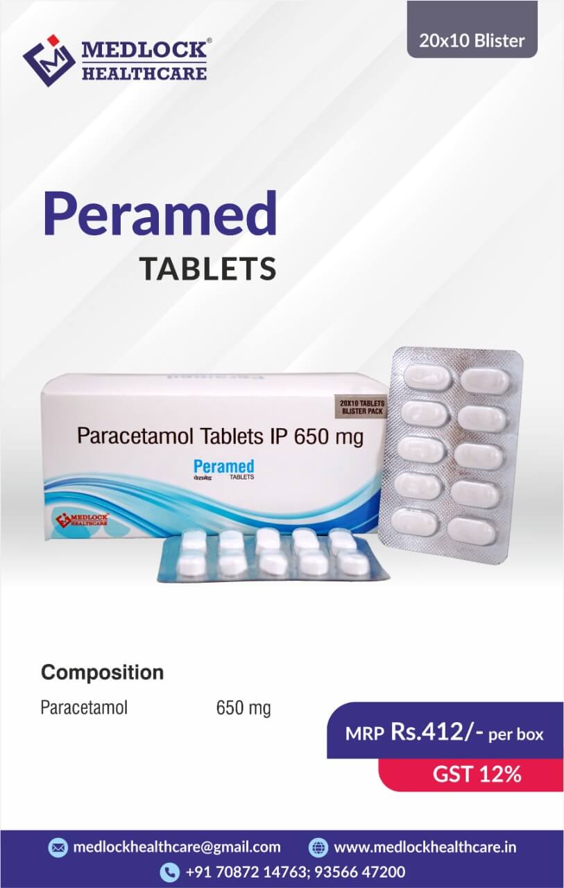 Paracetamol 650 Tablet Manufacturer, Supplier