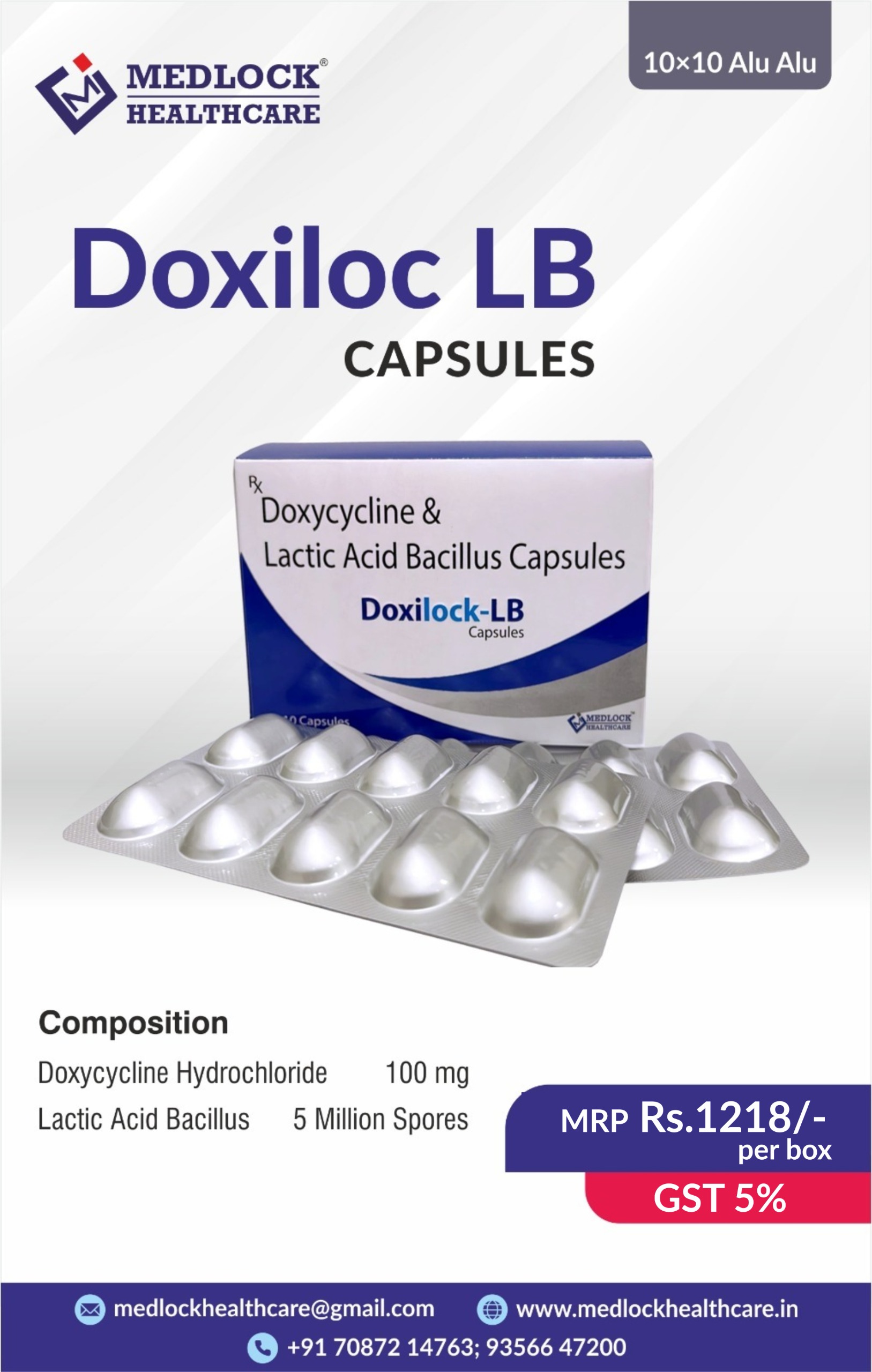 DOXILOC | Doxycycline and Lactic Acid Bacillus Capsules