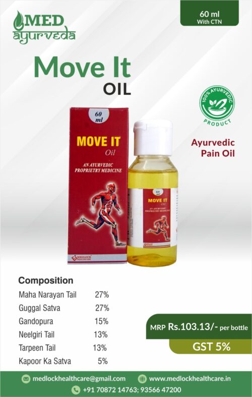 MOVE IT OIL |  AYURVEDIC PAIN OIL